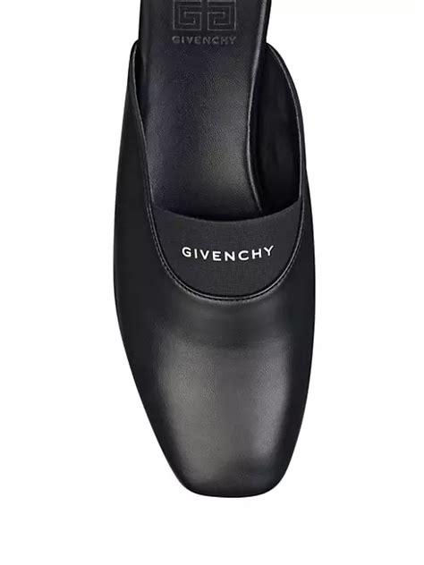 givenchy dune leather bedford mules|Bedford flat mules in leather .